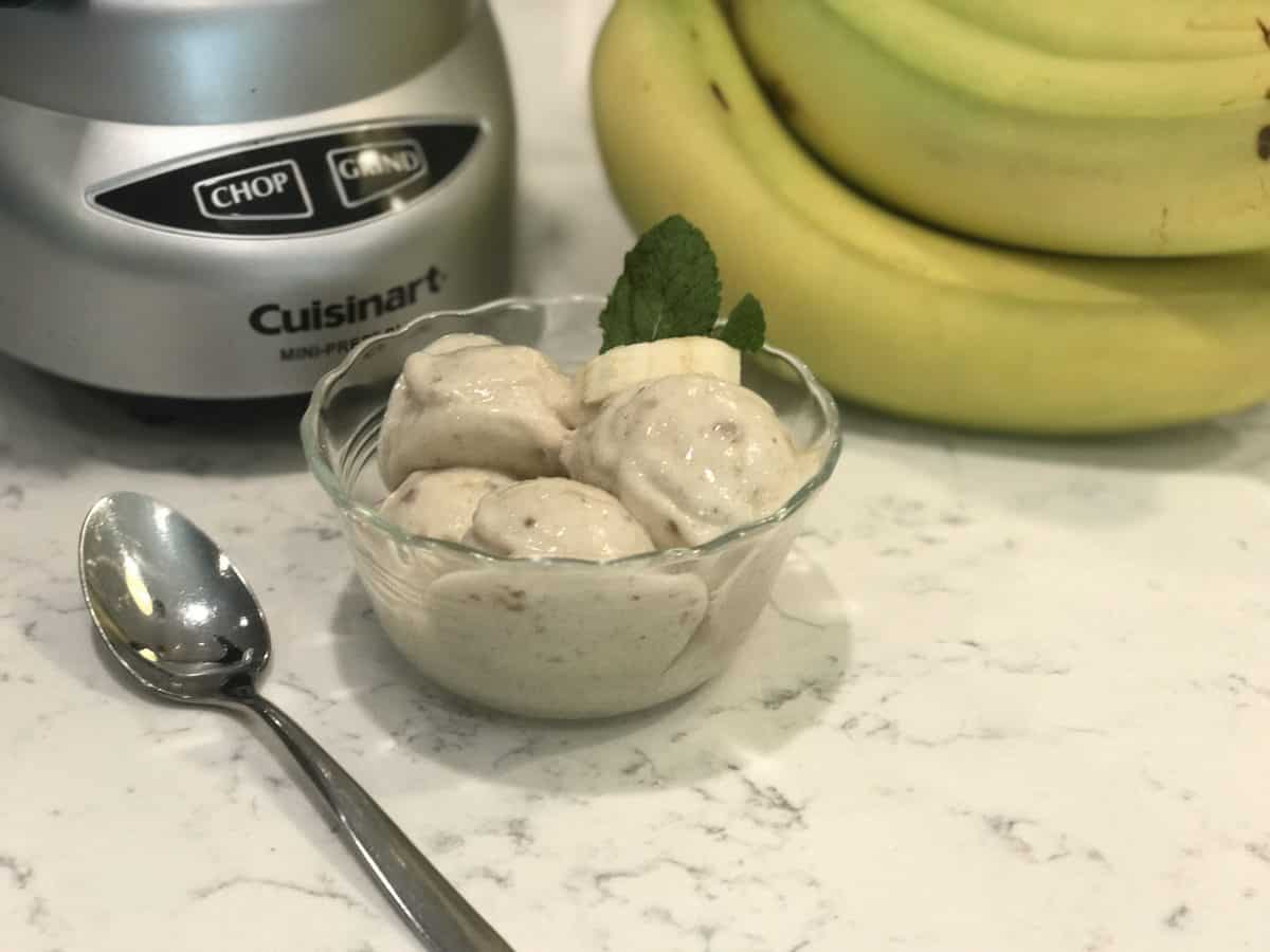 How to Make Dairy Free Frozen Banana Ice Cream