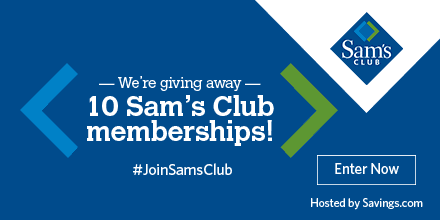 Sams Club Giveaway: 10 Win Sams Plus Membership! #JoinSamsClub