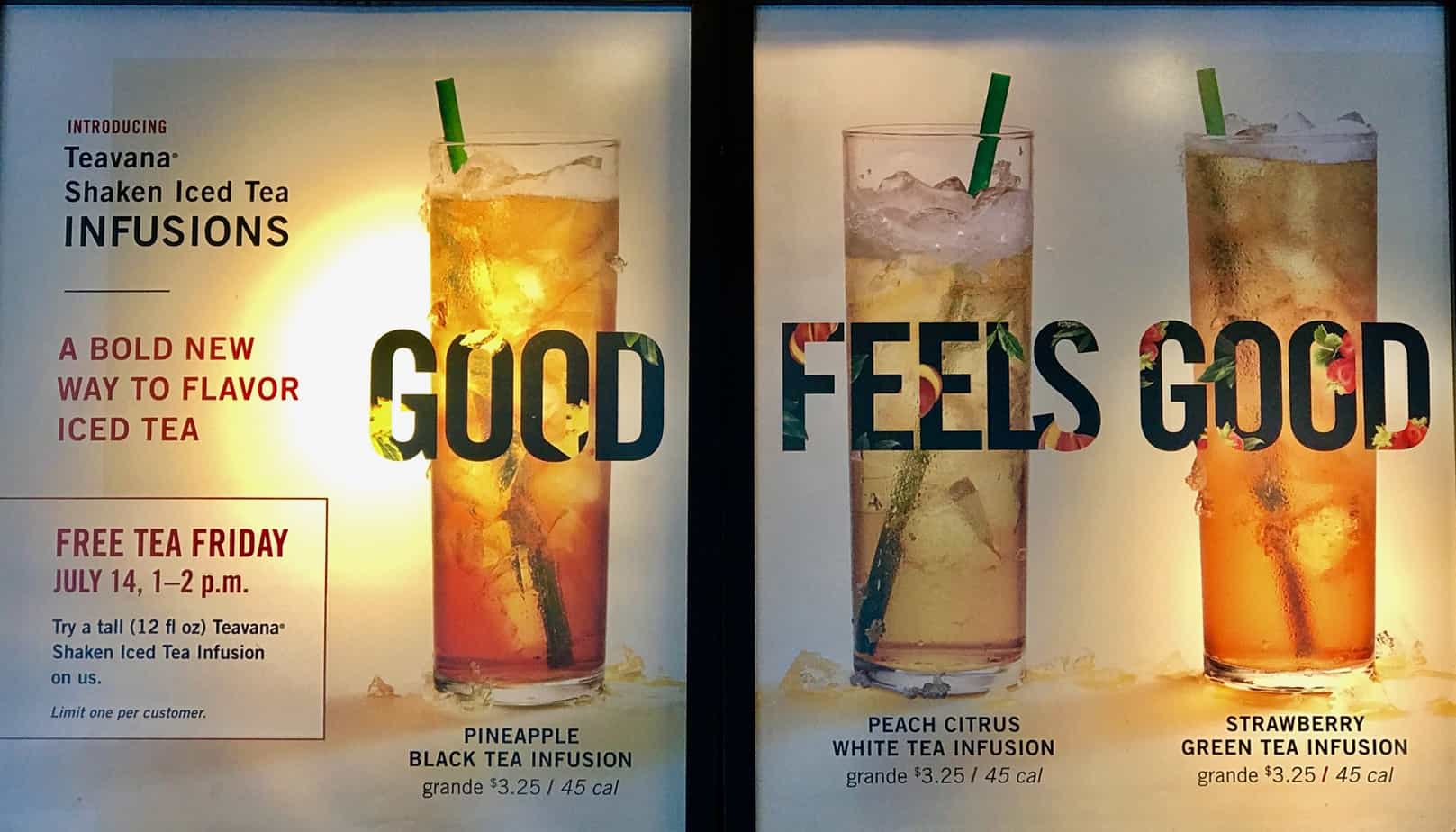 Free Tea Friday at Starbucks- July 14th