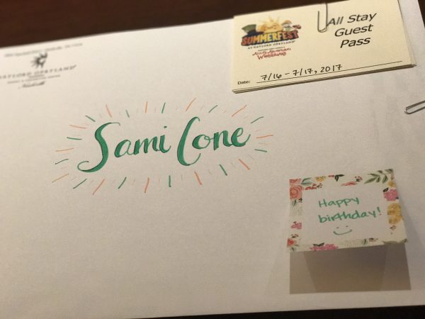 Sami Cone Opryland Birthday 2017