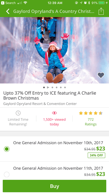 Gaylord Opryland Country Christmas Deal!