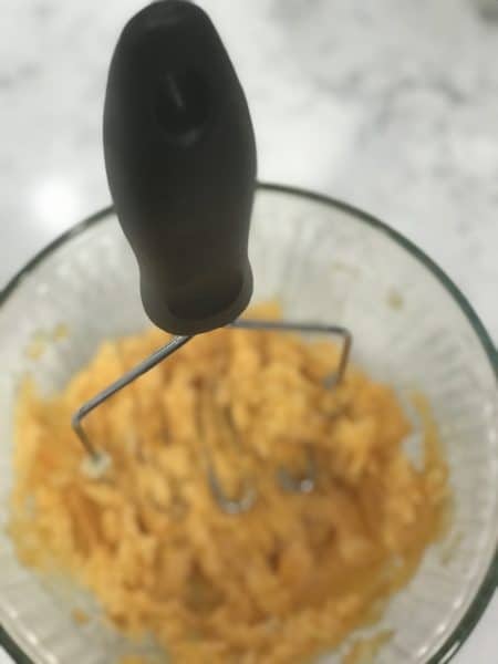 mashed sweet potatoes