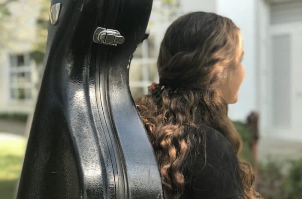 kariss cone cello backpack