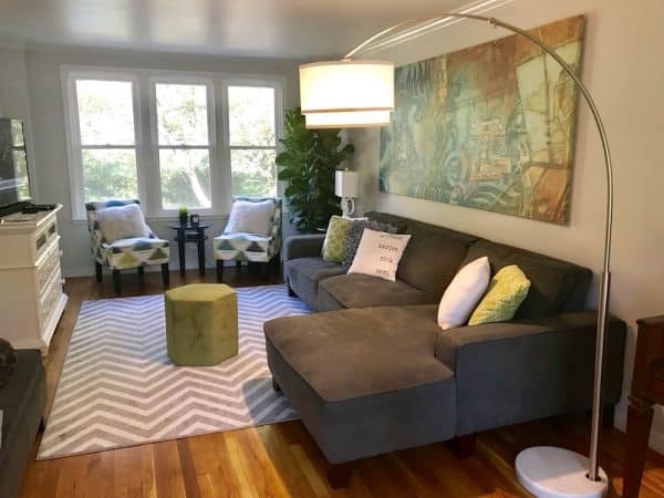 mason LED arc floor lamp