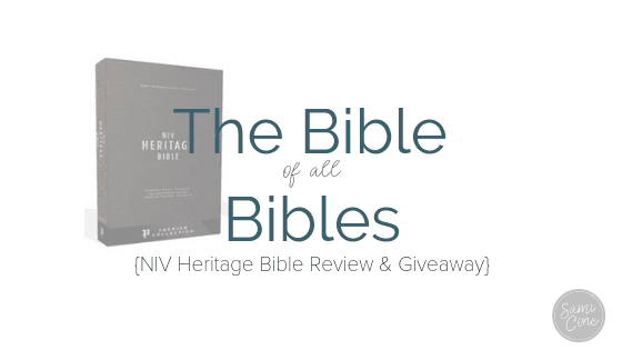 The Bible of all Bibles NIV Heritage Bible