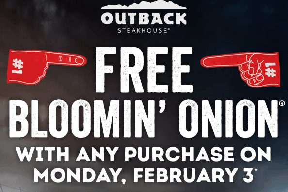 Free Bloomin Onion