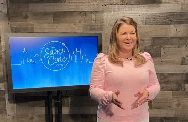 Sami Cone opening the February 2021 episode of The Sami Cone Show