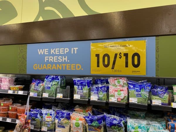 Kroger 10 for 10 carrots sale